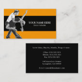 Choreograaf Instructor Business Card Template Visitekaartje (Voorkant / Achterkant)