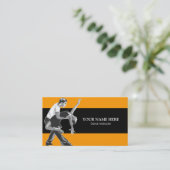 Choreograaf Instructor Business Card Template Visitekaartje (Staand voorkant)