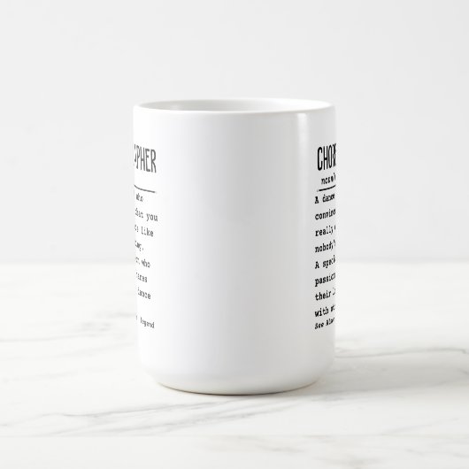 Choreograaf Koffiemok (Center)