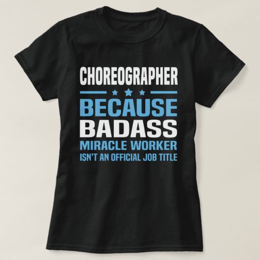 Choreograaf T-shirt (Design voorkant)