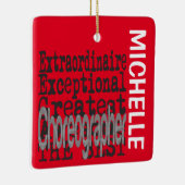 Choreografe Extraordinaire CUSTOM Keramisch Ornament (Rechts)