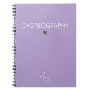 Choreografie notitieboek, Choreografie journaal, D Notitieboek