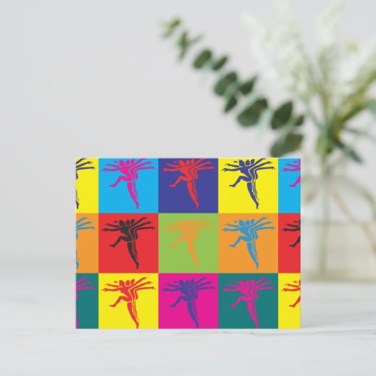 Choreografie-Pop Briefkaart (Staand voorkant)