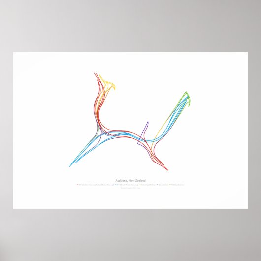 Choreografie-uitwisseling: Auckland, Nieuw-Zeeland Poster (Voorkant)