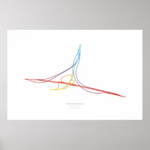 Choreografie uitwisseling Brandenburg, Duitsland Poster