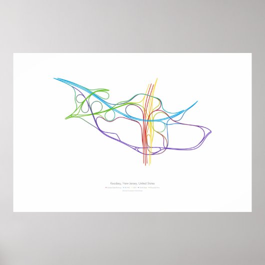 Choreografie uitwisseling: Keasbey, NJ, VS v2 Poster (Voorkant)