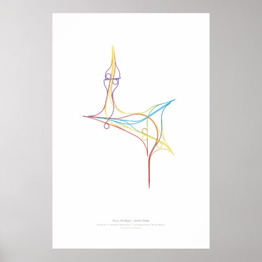 Choreografie-uitwisseling: Novi, MI, VS Poster (Voorkant)