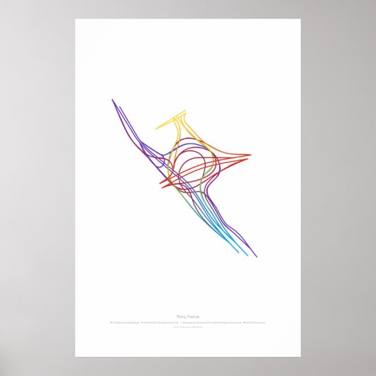 Choreografie-uitwisseling: Parijs, Frankrijk Poster (Voorkant)