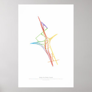 Choreografie-uitwisseling: Québec City, QC, CA Poster