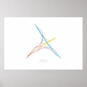 Choreografie uitwisseling: Zagreb, Kroatië Poster