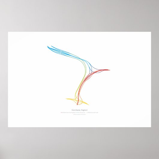 Choreografie van de uitwisseling: Manchester, Enge Poster (Voorkant)