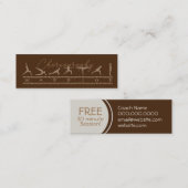 Choreografie visitekaartje (Voorkant / Achterkant)