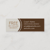 Choreografie visitekaartje (Achterkant)