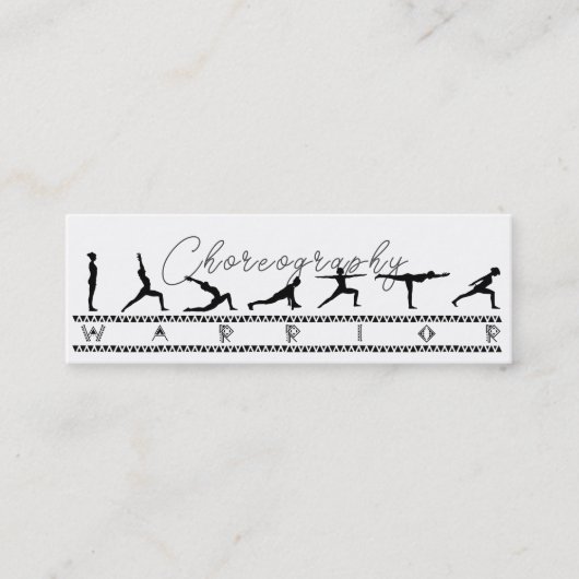 Choreografie Visitekaartje (Voorkant)