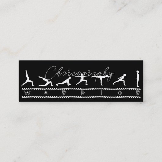 Choreografie Visitekaartje (Voorkant)