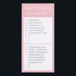 Chores Routine AM PM dagelijks om lijst roze te do Magnetisch Notitieblok<br><div class="desc">Eenvoudige, maar georganiseerde en handige controlelijst voor het bepalen van de score en de verantwoordelijkheid op een magnetisch blocnote met secties voor routines 's ochtends en 's middags of 's avonds om het gemakkelijk te lezen en meer inspirerend dan één lange lijst te maken. Verander de titels van elke sectie...</div>