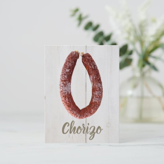 Chorizo Sause Feestdagenkaart (Staand voorkant)