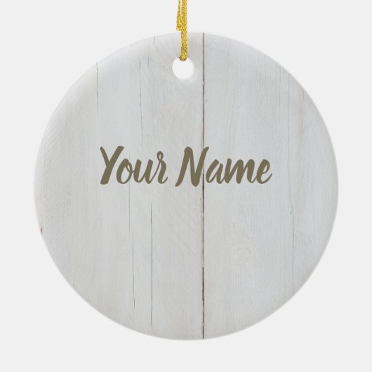 Chorizo Sause Keramisch Ornament (Achterkant)