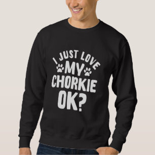 Chorkie hondeneigenaar bontouder Yorkiechi Lover V Trui