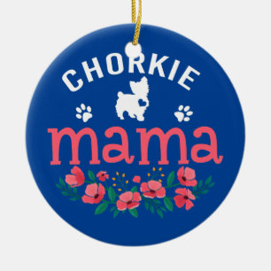 Chorkie Mama Gifts Womens Chorkie Hondenliefhebber Keramisch Ornament