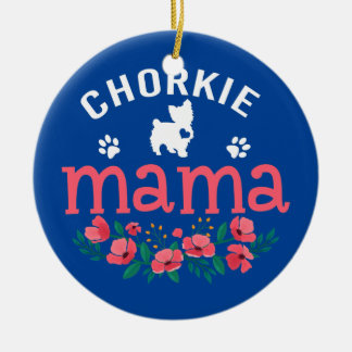 Chorkie Mama Gifts Womens Chorkie Hondenliefhebber Keramisch Ornament
