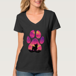 Chorkie Poot Moeder Vader Hond Vrouwen Mannen T-shirt