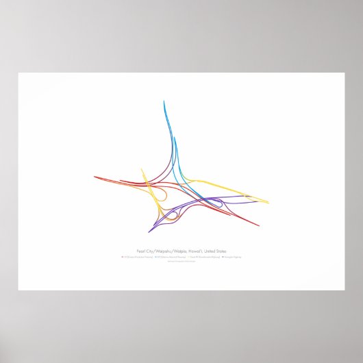 Choroegraphy Interchange: Pearl City HI, VS Poster (Voorkant)