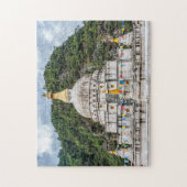Chorten Kora - Oost-Bhutan, Himalaya, Azië Legpuzzel (Verticaal)