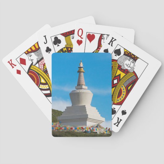 Chorten van Tagong-klooster Pokerkaarten (Achterkant)
