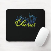 Chorus Choir Notes Conductor Choral Music Gift Muismat (Met muis)