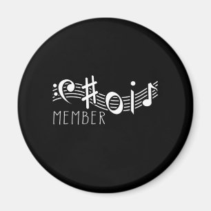 Chorus Clef Singer Choral Music Gift Magneet