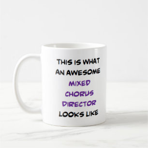 chorus directeur gemengd , geweldige koffiemok