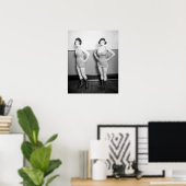 Chorus Girls, 1920. Antieke foto Poster (Thuiskantoor)