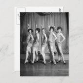 Chorus Girls, 1927 Briefkaart (Voorkant / Achterkant)