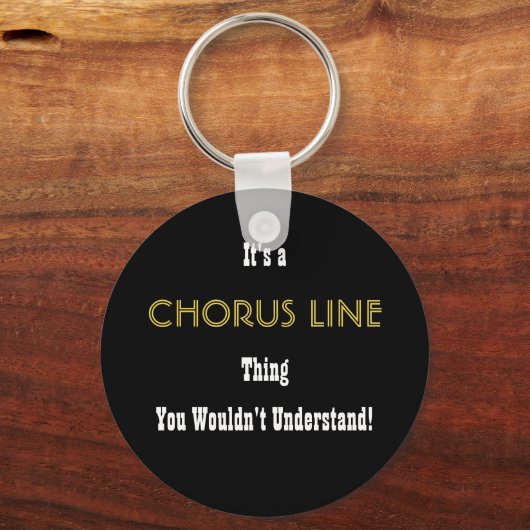 Chorus Line Sleutelhanger (Voorkant)