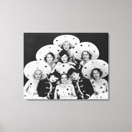Chorus meisjes groep Canvas Print - 1706461.jpg (Voorkant)