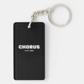 Chorus - Muziek Vibes Sleutelhanger (achterkant)