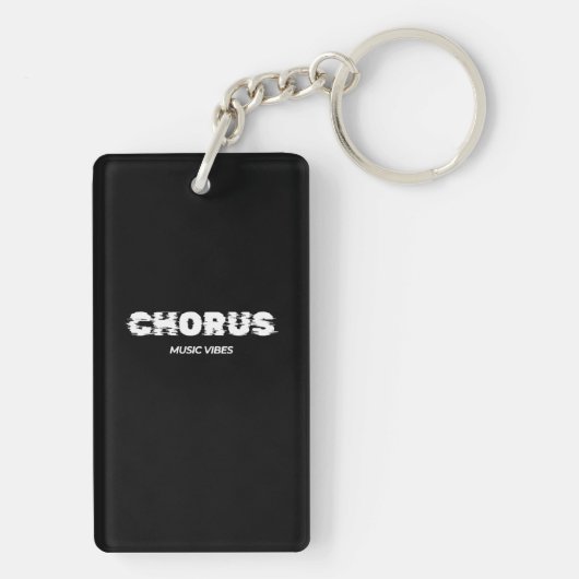 Chorus - Muziek Vibes Sleutelhanger (achterkant)
