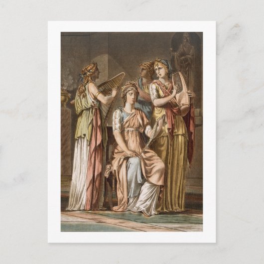 Chorus of Israel Women, costumes for "Esther" b Briefkaart (Voorkant)