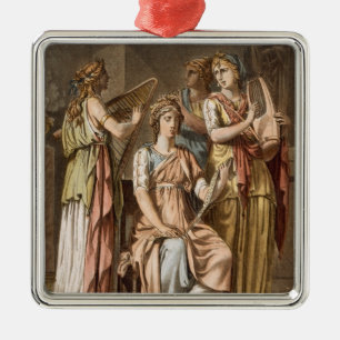 Chorus of Israel Women, costumes for "Esther" b Metalen Ornament