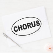 Chorus Ovale Sticker (Envelop)