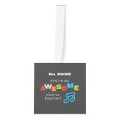 Chorus Teacher Appreciation Day Notes, Geweldige Decoratie (Voorkant)