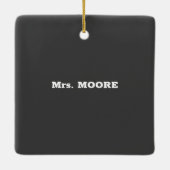 Chorus Teacher Appreciation Day Notes, Geweldige Keramisch Ornament (Achterkant)