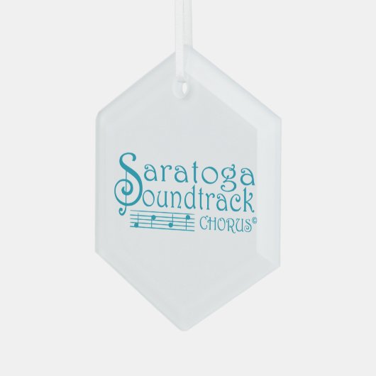 Chorusversiering Glas Ornament (Voorkant links)