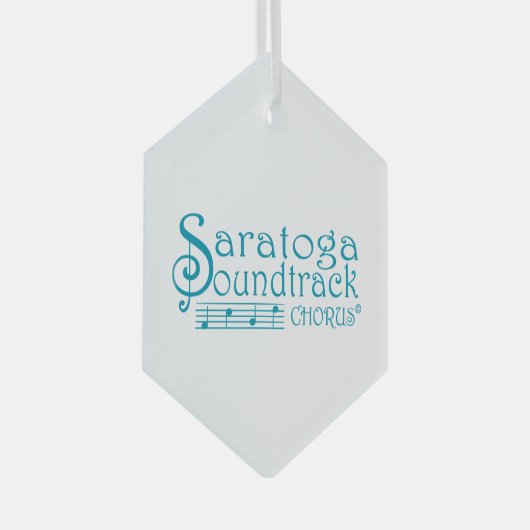 Chorusversiering Glas Ornament (Voorkant Rechts)