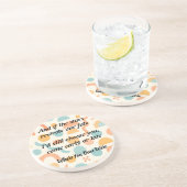 Chosen Again and Always Zandsteen Onderzetter (Zijkant)