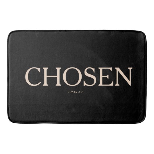 "CHOSEN" Bath Mat (Voorkant)