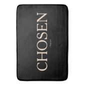 "CHOSEN" Bath Mat (Voorkant Verticaal)
