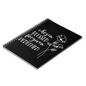 Chosen Blessed Forgave in White Notitieboek (Linkerzijde)