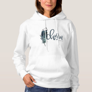 "Chosen"-Dames White Hoodie